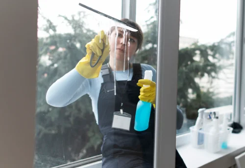 Nettoyage de vitres intérieures et extérieures à Ouillon